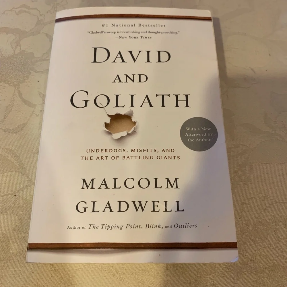 David and Goliath by Malcolm Gladwell book